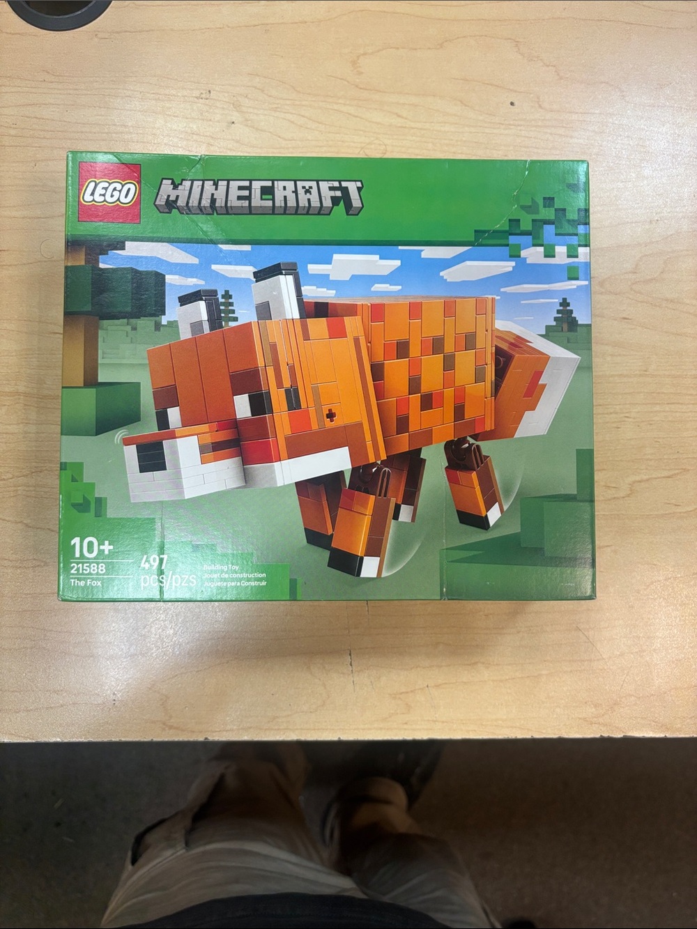 Lego Minecraft Orange Fox Build Kit